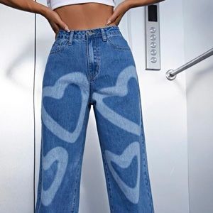 Size M SHEIN wide leg jeans, never worn before